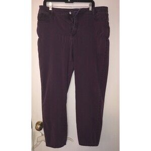 Ladies Bandolino Size 18 Maroon Jeans Used